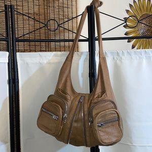 Biker Core Hobo Bag 14”x11” GUC